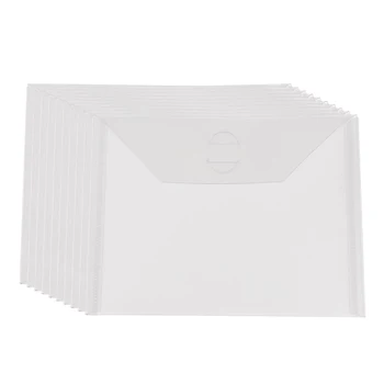 

5-piece Set Transparent Portable Storage Bag Used To Store Metal Cutting Dies Clear Silicone Stamp Bump Template New Card Cover