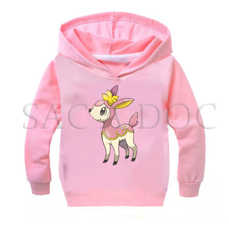 Hoodies 3 Новые толстовки с покемонами, свитшоты для маленьких мальчиков и девочек, Детский свитер с принтом Пикачу, весенне-осенняя повседневная одежда для детей - Цвет: Hoodies 3