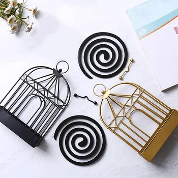 

Nordic Retro Iron Insect Mosquito Coil Holder Innovative Home Incense Sandalwood Mosquito Repellent Coil Holder