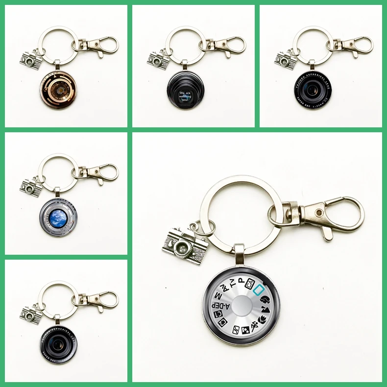 Брелок с подвеской для фотографа в стиле ретро женщин и мужчин изящный подарок