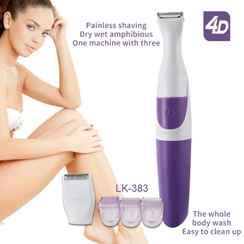 

Dual Use Dry Wet Women Hair Removal Female Bikini Hair Trimmer Shaving Machine Women Shaver Razor Machine