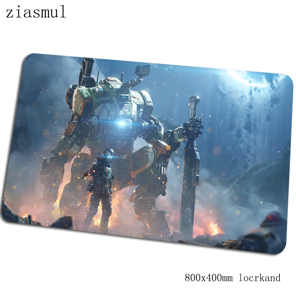 Коврик для мыши titanfall 80x40 см с обработанным краем компьютерная мышь игровой мат геймпад пк locrkand игровой коврик для мыши офисный коврик - Цвет: Size 800x400x2mm