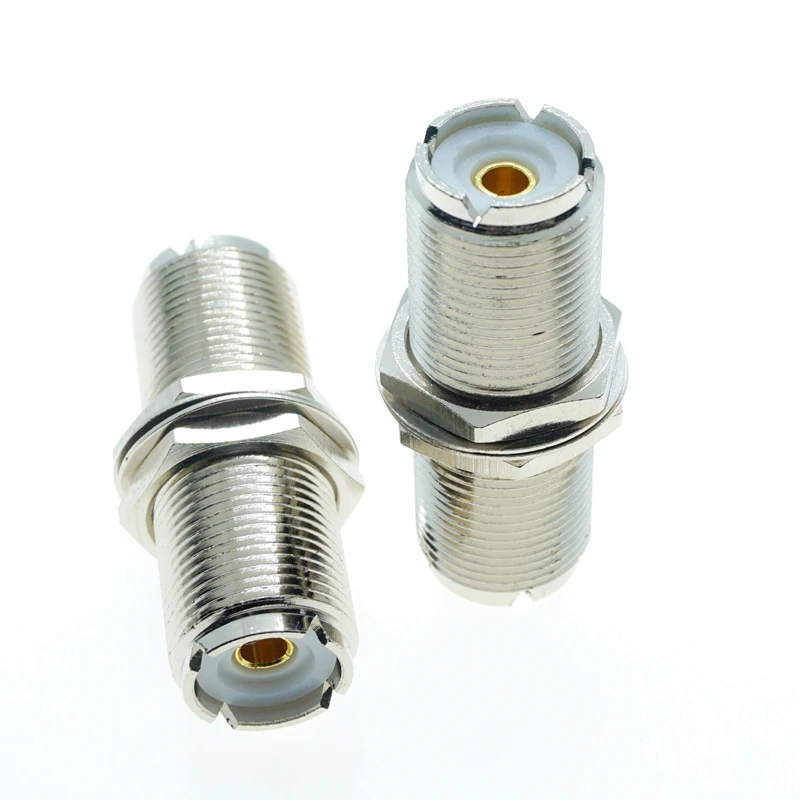 UHF female SO-239 to UHF Female SO239 jack nut bulkhead RF mount adapter connector FOR PL-259