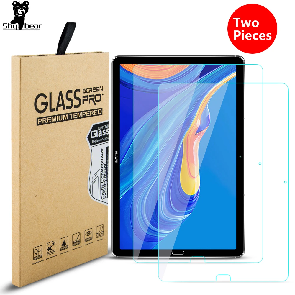 

2PCS Tempered Glass for Huawei MediaPad M6 10.8, Screen Protector for M5 10.8 Tablet Protective Film for Matepad 10.4