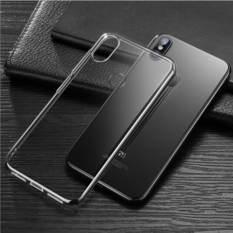 Transparent TPU Case Silicone Cover Protector Soft Clear For xiaomi Redmi 3s 4 4A 4X 5 Plus 5A 6 6A Pro 7 7A 8 8A Note 5 6 7 8T xiaomi leather case design