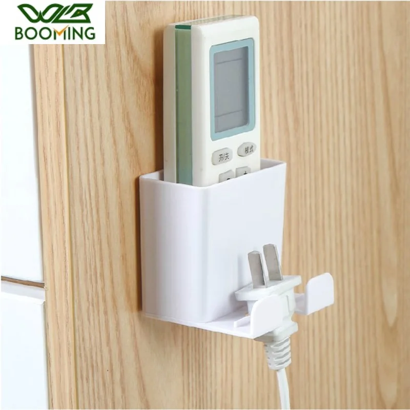 

WBBOOMING 1PC Wall Mounted Storage Smartphone Hanging Cellphone Tablet Charging Home Accessories Remote Controller Storage Racks