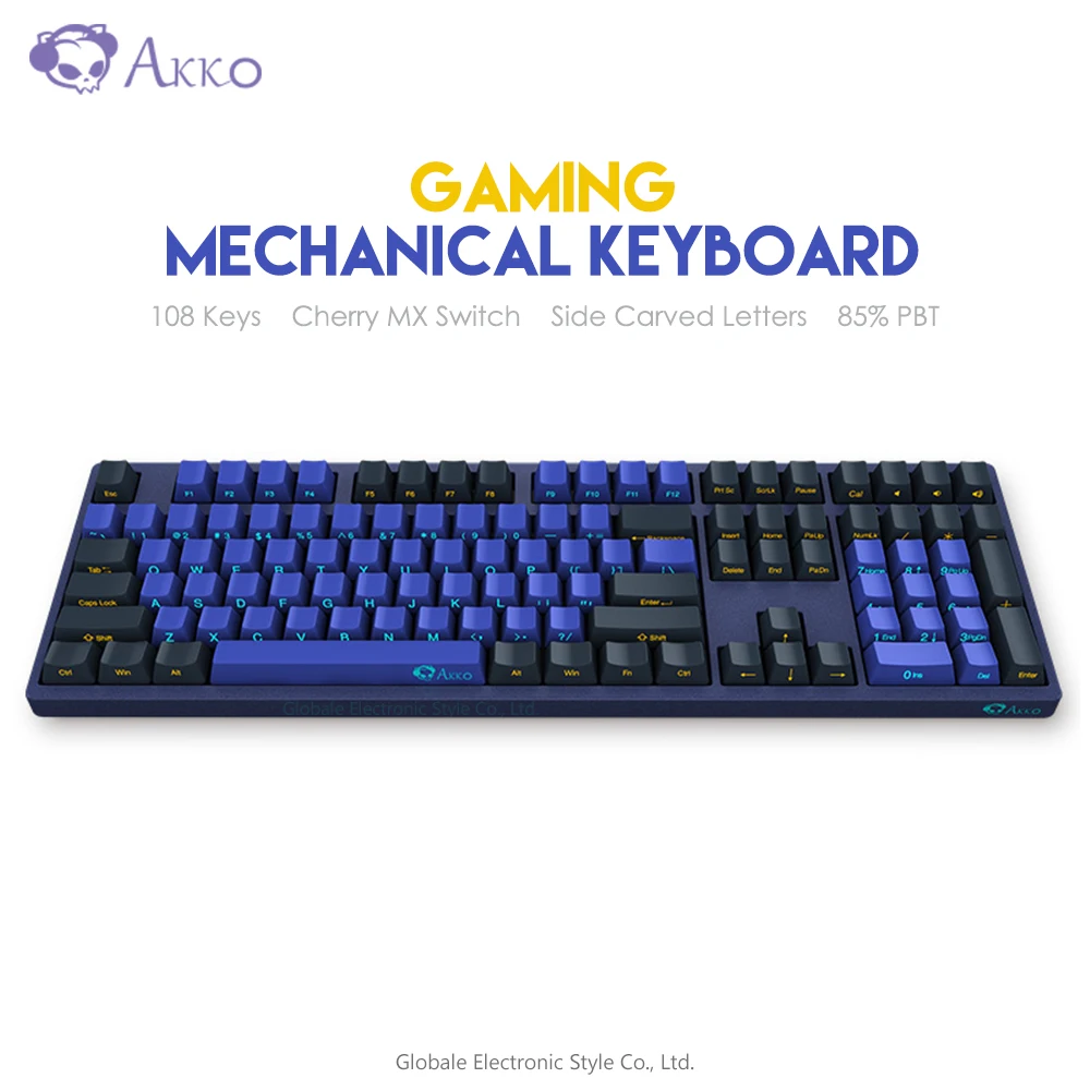  Original AKKO 3108 SP Horizon Mechanical Keyboard Gaming Side Letter Cherry MX Switch 85% PBT 108 K