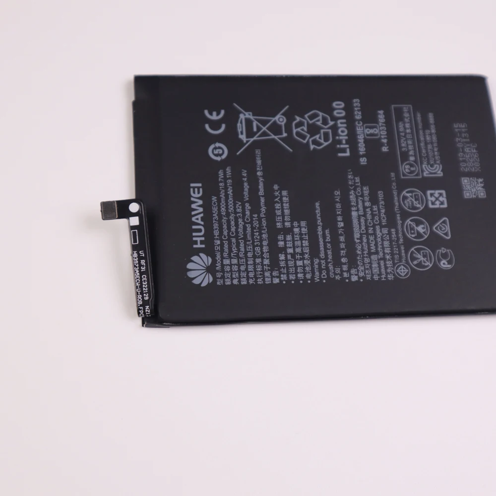 Оригинальная сменная батарея для телефона HB3973A5ECW для huawei mate 20 X mate 20X20 X EVR-AL00 аутентичная аккумуляторная батарея 5000mAh