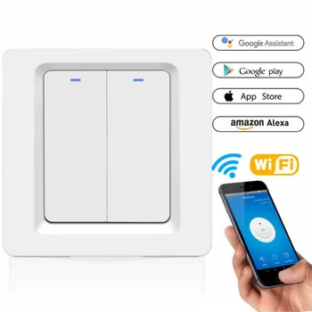 

1/2/3 Gang Zigbee TUYA Smart Touch Switch 100-240V Home Wall Button For Alexa And Google Home Assistant EU Standard Smart Home