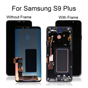 

for SAMSUNG for Galaxy S9 Plus LCD Display Touch Screen Digitizer with Frame Assembly S9+ Display G965 LCD Replacement