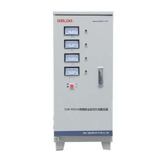 

SJW-D45000VA 45KW industrial three phase SVC purification stabilizer high precision exchange regulator 380V variac 45000VA 45KVA