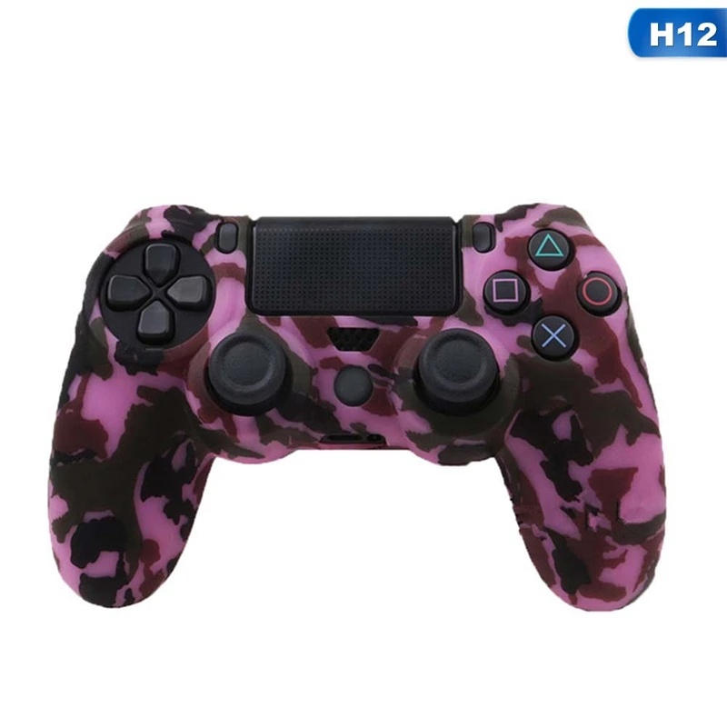 16 цветов Противоскользящий силиконовый защитный чехол для sony playstation 4 PS4 DS4 Pro тонкий контроллер защитная накладка крышки
