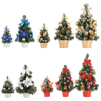 

Christmas Tree arbol de navidad New Year's Mini Christmas Tree Small Pine Tree adornos de navidad Desktop Mini Christmas Decor
