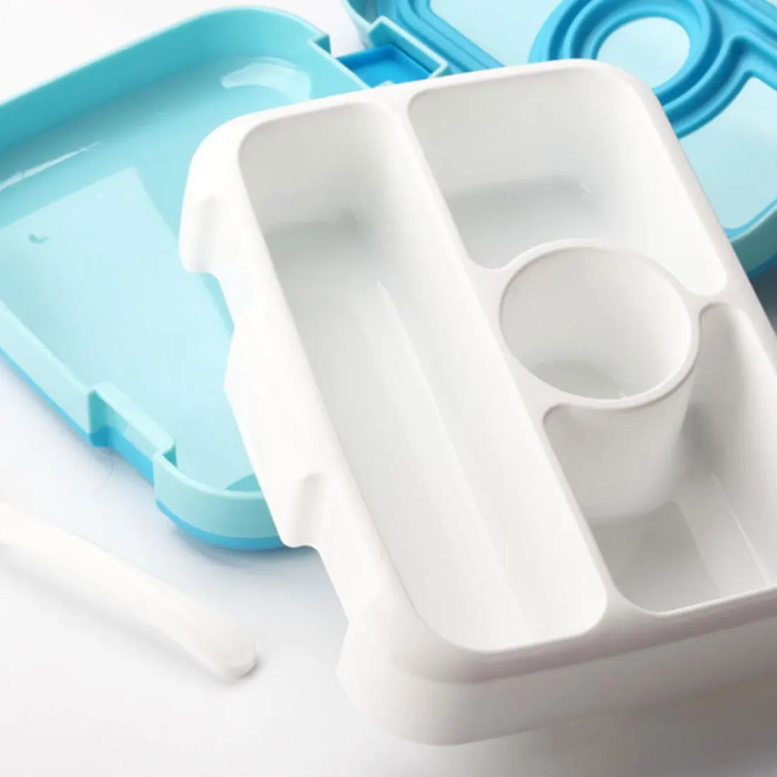 Ланч-бокс для детей с отсеком Microwavable мультфильм Bento box герметичный контейнер для еды ланчбокс для пикника