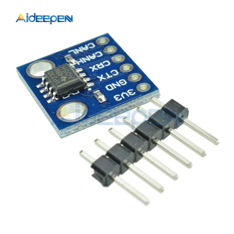 

SN65HVD230 CAN Bus Transceiver Communication Module Thermal Protection Slope Control Logic For Arduino Controller Board