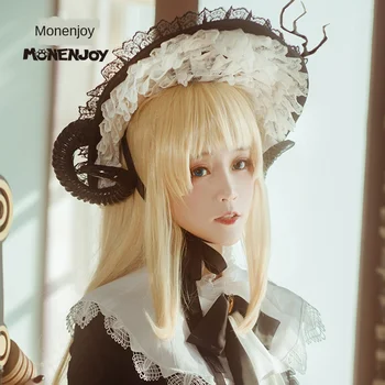 

Game Arknights Cosplay Wigs Nightingale Cosplay Wig Heat Resistant Synthetic Wig Hair Halloween Carnival Party Anime Cosplay Wig