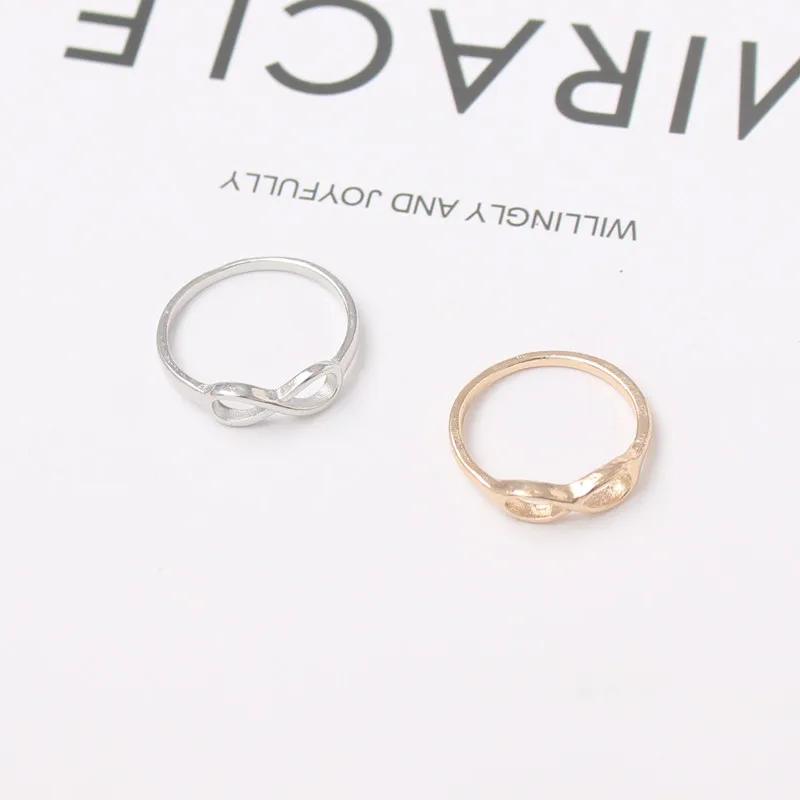 Mini Knot Rings Women 17mm Round Wedding Rings Ladies Fingers Accessories