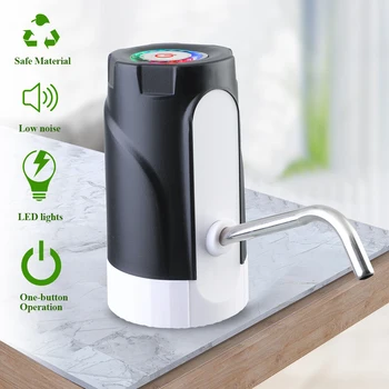 

2020 Automatic Electric Water Pump USB Charging Multi-interface Bottled Drinking Water Press Pump Dispenser Water Pumping Device