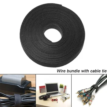 

1/2/3/5/10M Nylon Cable Organizer Cord Winder Wire Management for Eearphone PC UND Sale