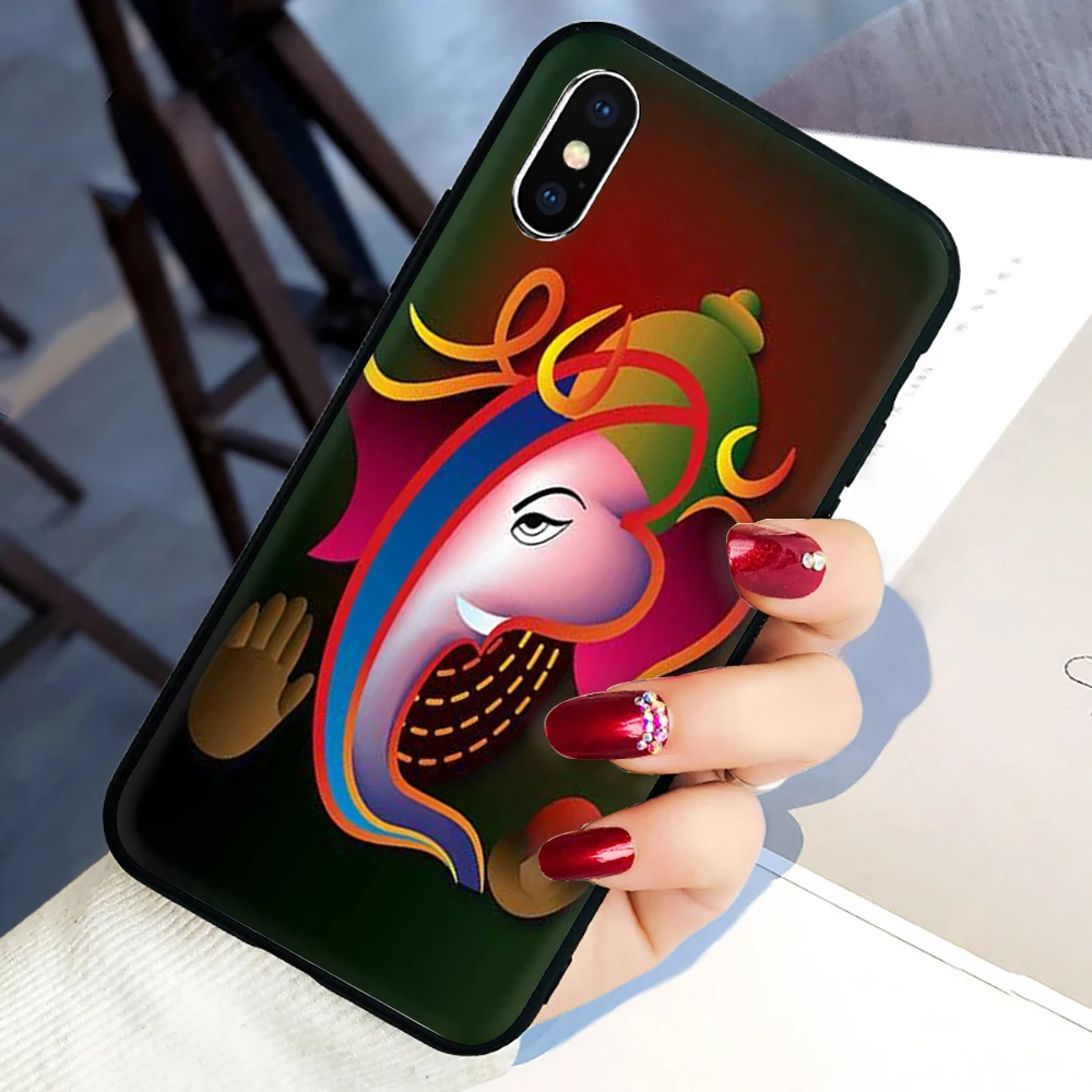 Iphone Se Samsung S Ganesha Lord Ganesh Silhouette On Phone Case Iphone 11 Samsung S9 Gift Ideas Yoga Gifts Hindu God Bags Purses Electronics Cases Bgc Sedahotels Com