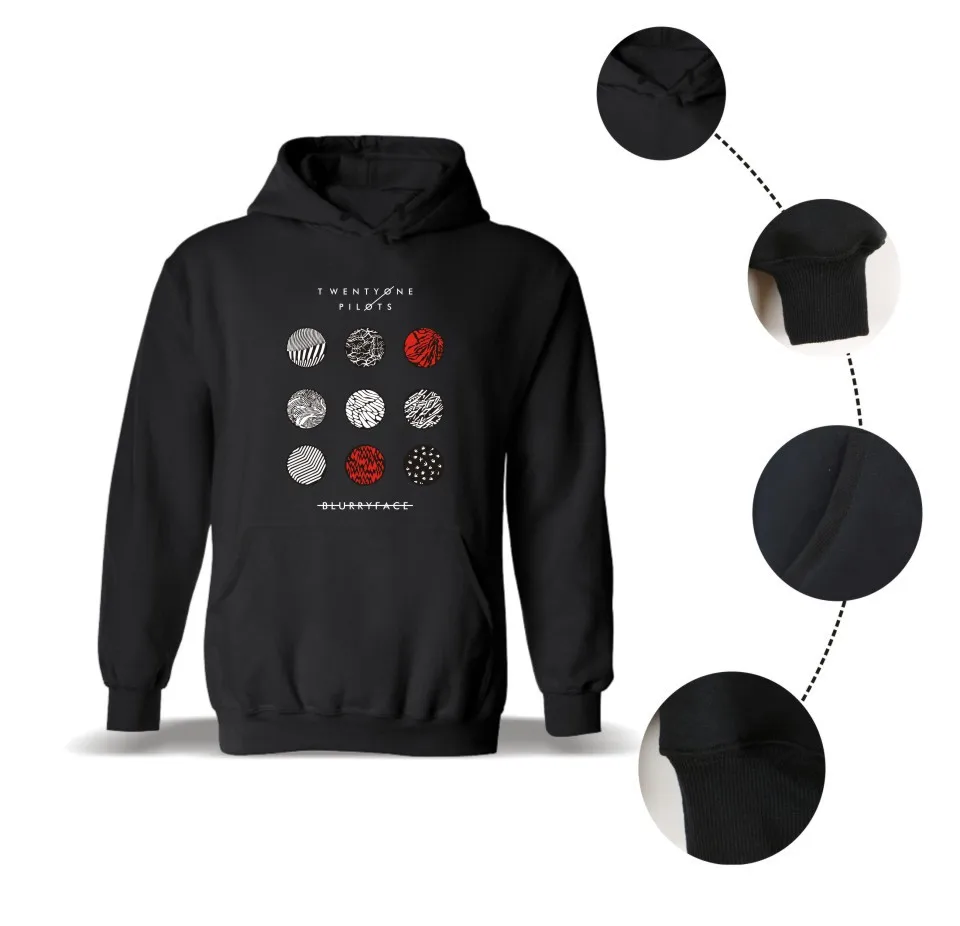 Twenty one pilots, мужские толстовки, модная Толстовка harajuku Twenty one pilots, осенняя мужская толстовка с капюшоном, модная уличная одежда, топы