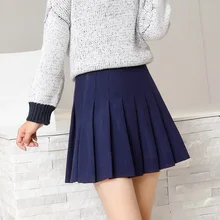 JORSEA, Женская мини-юбка, короткая, консервативный дизайн, высокая талия, Осень-зима, Студенческая плиссированная юбка, для женщин, милая, милая, для девушек, танцевальная юбка, униформа