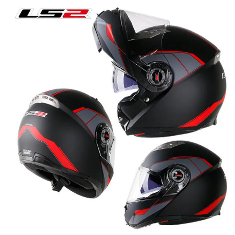 Несколько цветов LS2 FF370 модульный мото rcycle шлем LS2 человек флип-ап casco мото для автогонок с двойной Лен шлем мото ECE