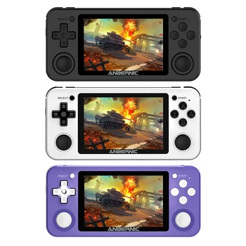 

Powkiddy RG351P Portable 3.5 inch IPS 2500 Video Games Player Open Source System Vibration Motor Handheld Retro PSP Game Console