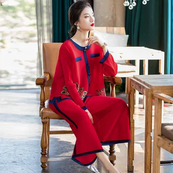

Spring 2020 new women's fashion suit high cold Women's temperament goddess fan clothes two-piece set MIYAKE pleats suit