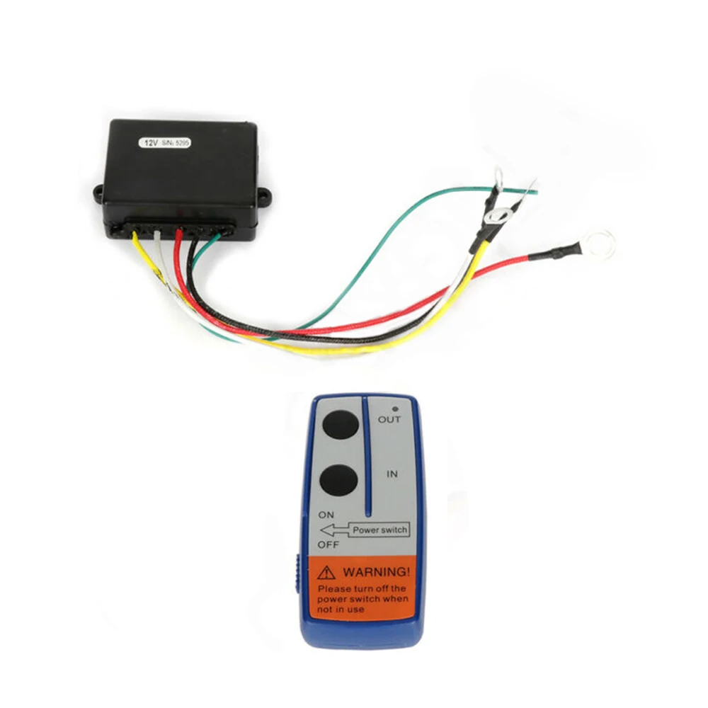 

12V Universal ATV SUV Electric Winch Wireless Remote Control +Receiving Box Remote Control Distance And Quality