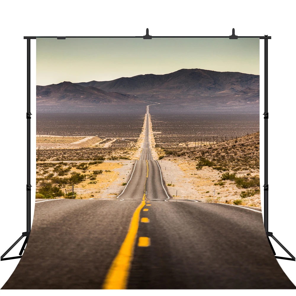 Lyavshi photography background Desert Mountain Road West of America vinyl Photographic Backdrops For Photo Studio | Электроника