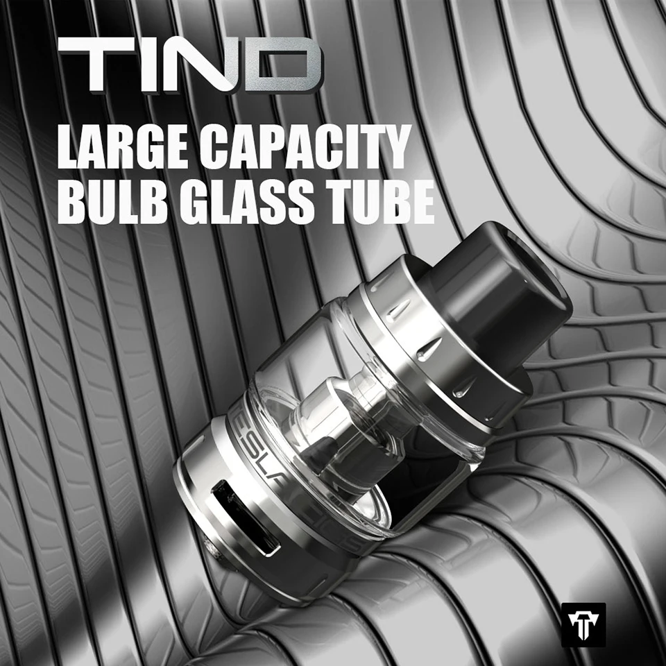 

Original Vape Tank Teslacigs Tind Mesh Tank 4.5ml Atomizer with 0.18ohm Coil fits Electronic Cigarette Tesla P226 Mod