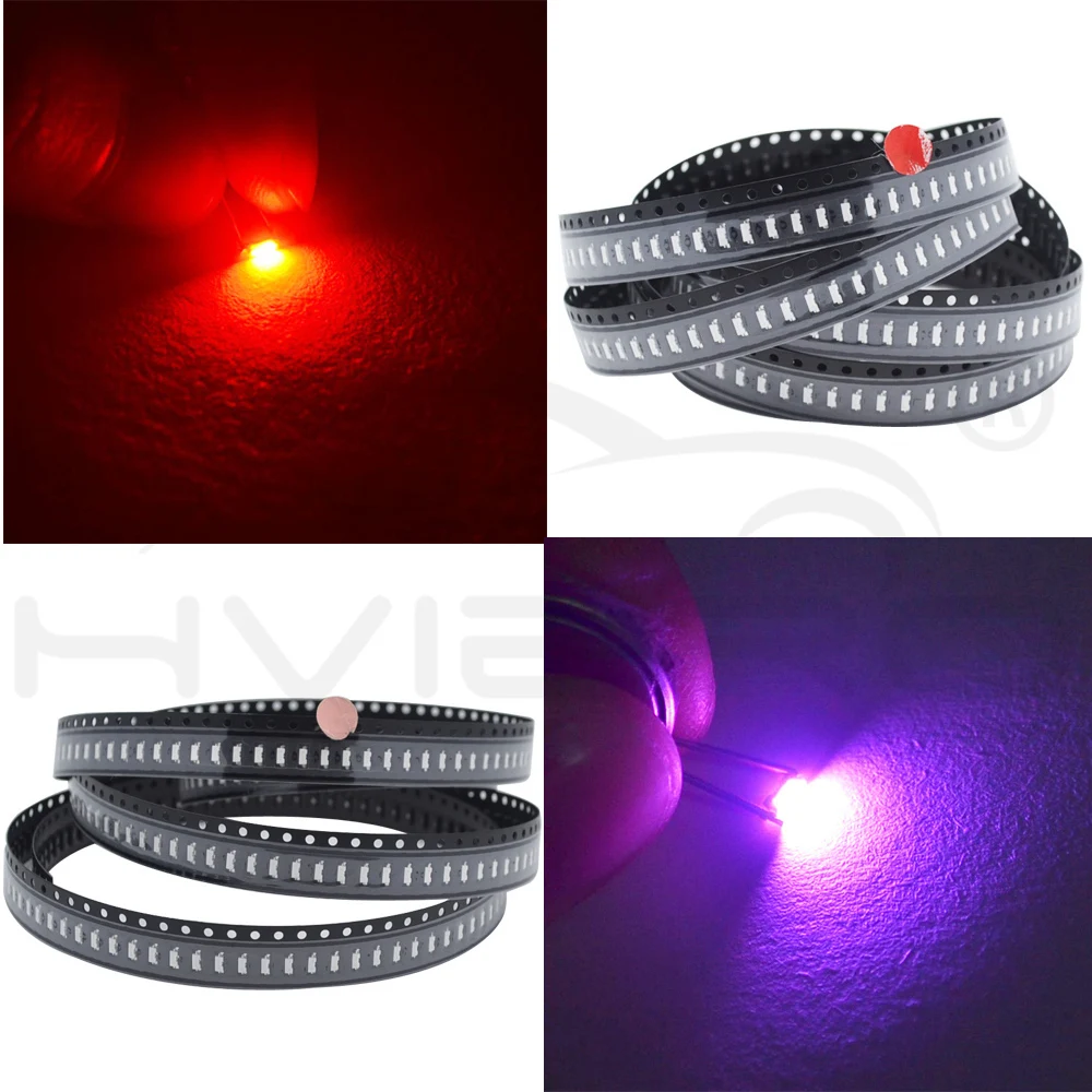 Hviero 335 SMT SMD Yellow Pink Orange White Red Green Blue Light Emitting Diode LED Lamp Bead Diodes chip light Emitting diodes