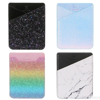 

Fashion Mobile Phone ID Card Holder Wallet Credit Pocket Adhesive Sticker S29 20 dropshipping