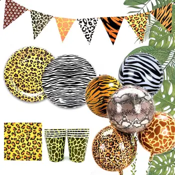 

Woodland Animals Party Jungle Safari Birthday Party Decor Woodland Creatures Jungle Animal Forest Party Supplies Forest Party