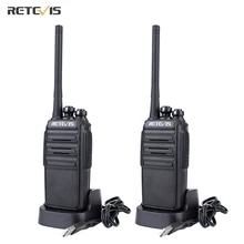 Retevis-walkie-talkie RT24, Radio PMR446 UHF, 0,5 W, sin licencia, VOX Scan, codificador de Radio Ham, transceptor Staion Hf, 2 uds.
