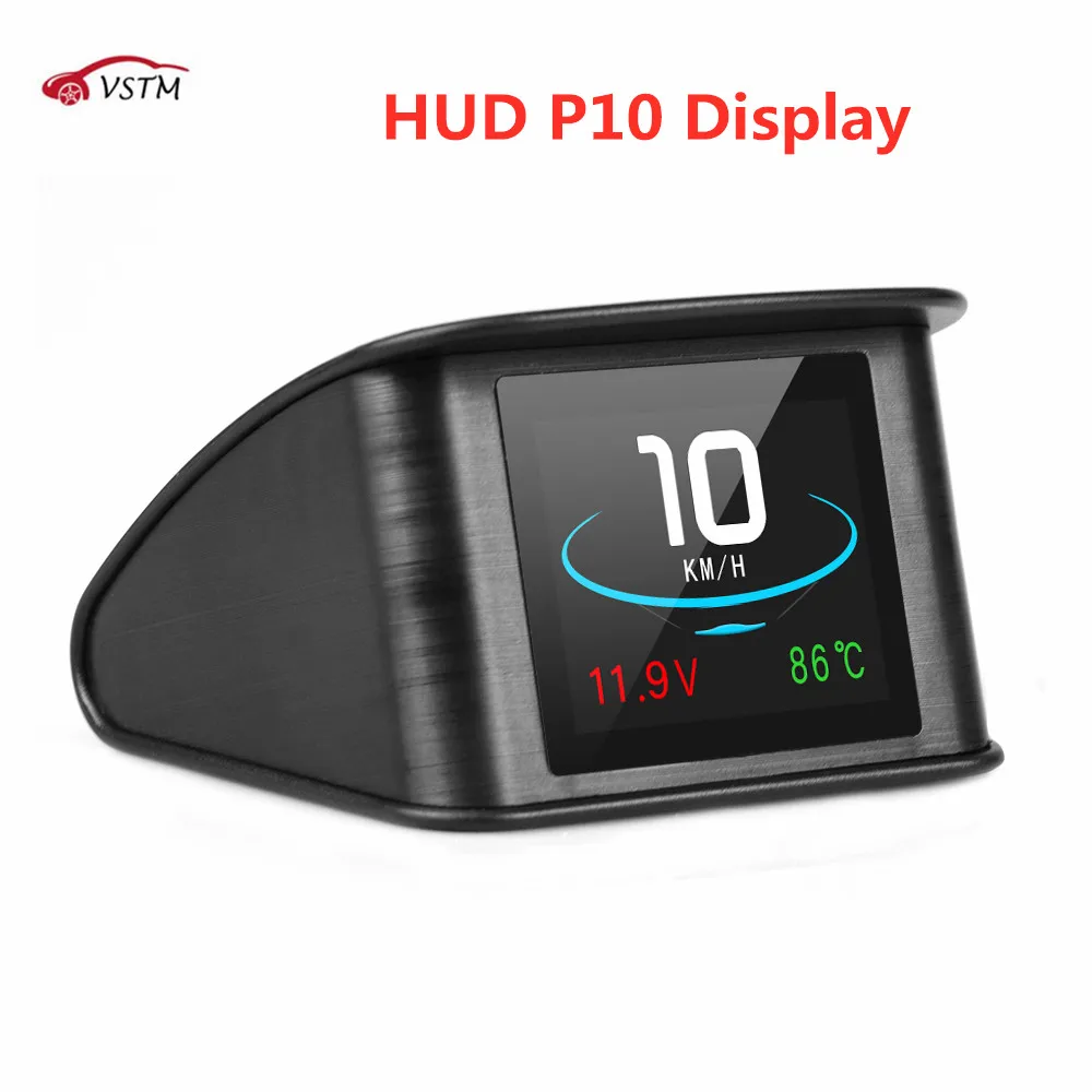 Дисплей на борту автомобиля 2021 P10 цифровой OBD2 спидометр измеритель температуры |