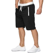 Летние новые мужские повседневные пляжные шорты Спортивные На молнии с сеткой дышащие удобные пляжные шорты для бодибилдинга