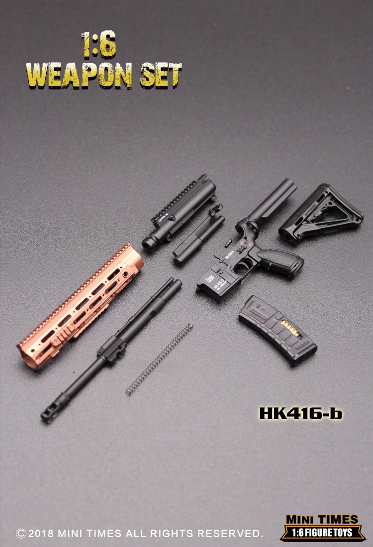 1/6 весы мини-игрушки 1/6 HK416 серии M4 винтовка оружие Модель игрушки для 1" фигурки аксессуары коллекции игрушки