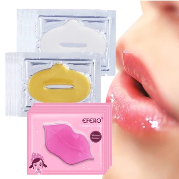 

10Pcs Gel Lip Mask Lip Plumper Enhancer Natural Plant Extract Essence Lustrous Repairing Dry Crack Peeling Moisturizing Lip Care