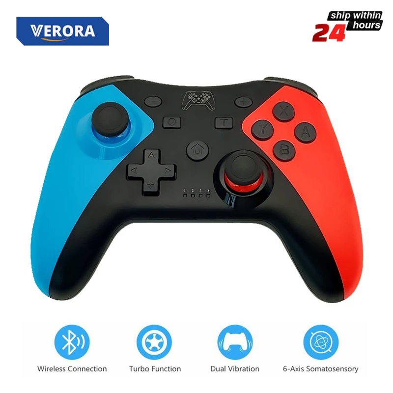 Bluetooth-compatible Turbo Gamepad for Nintendo NS-Switch NS Switch Oled Console Wireless USB Joystick Switch Pro Controller - ANKUX Tech Co., Ltd