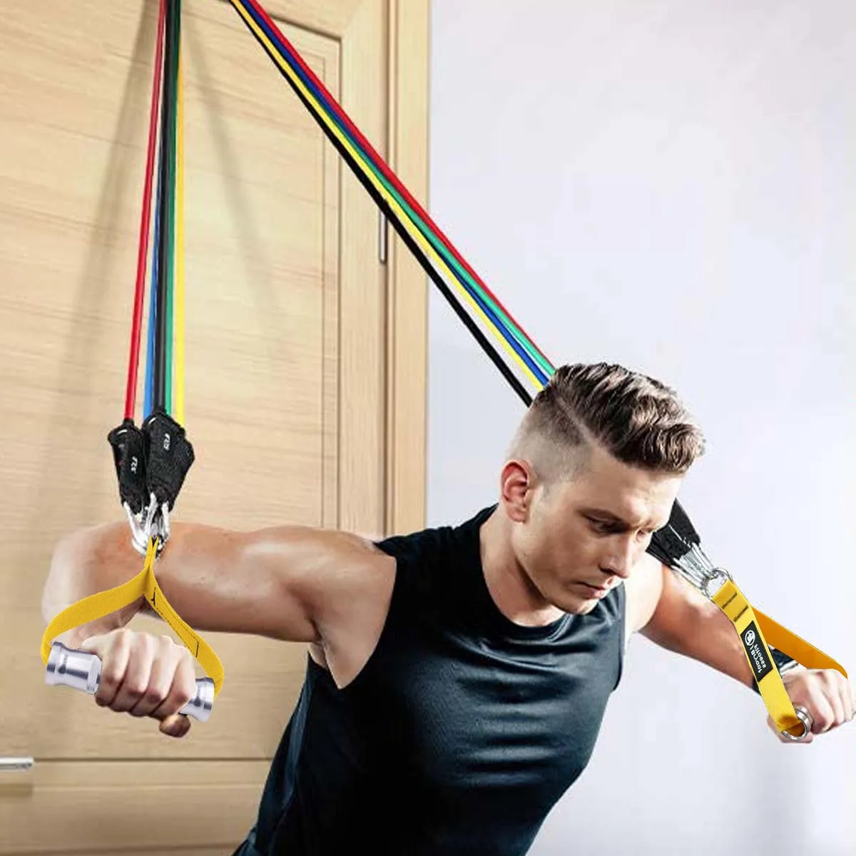 D-Ring Metal Gym Handles Workout Cable Machine Handle Hook Home Resistance Bands Fitness Accessories gym accessories fitness workout handle