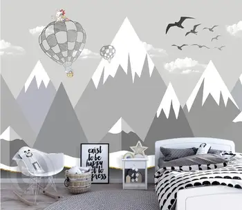 

CJSIR Custom Photo Wallpaper Mural Wall Sticker Nordic Modern Minimalist Personality Geometric Children's Room Home Decor