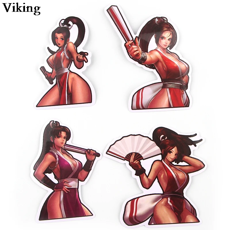 10sets/lot Mai Shiranui Stickers 36Pcs/set Cartoon Sticker Luggage Skateboard Stickers Decals Waterproof Car Stickers G0723