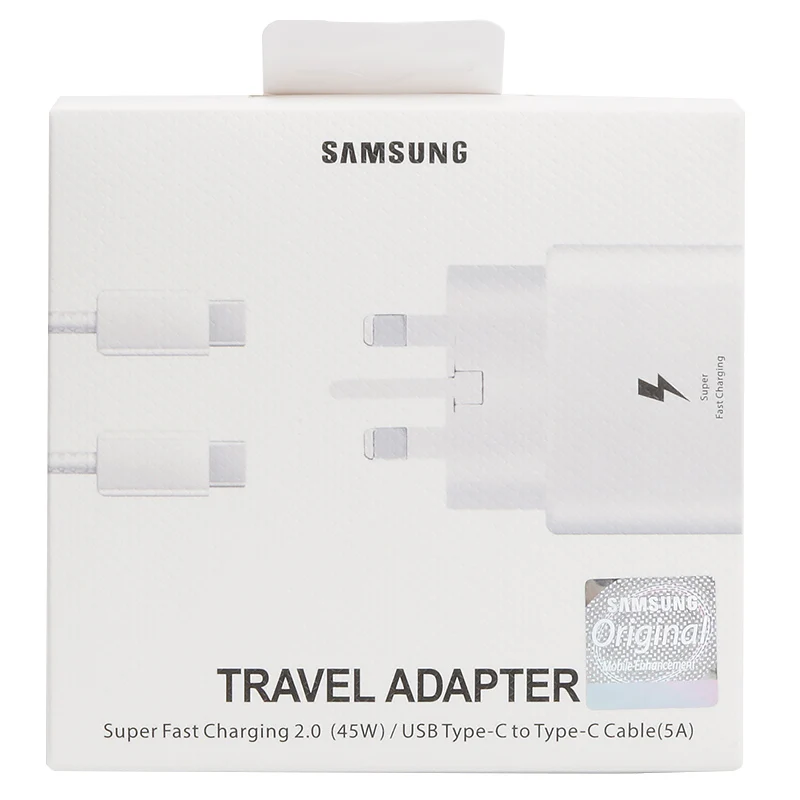 Samsung Original 45W USB-C Super Adaptive Fast Charge Charger EP-TA845 For Samsung GALAXY Note 10 Plus Note10Plus 5G A91 Note10 240v lithium battery charger