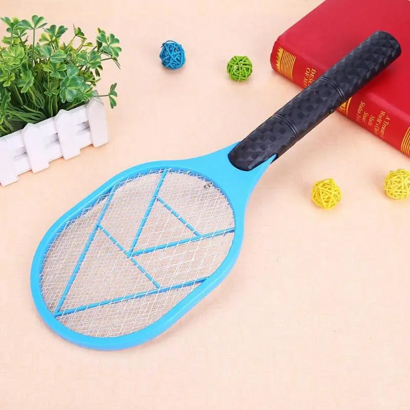 Batteries Electric Mosquito Swatter Anti Mosquito Fly Repellent Pest Rejecting Racket Bug Insect Repeller Trap Swatter Killer