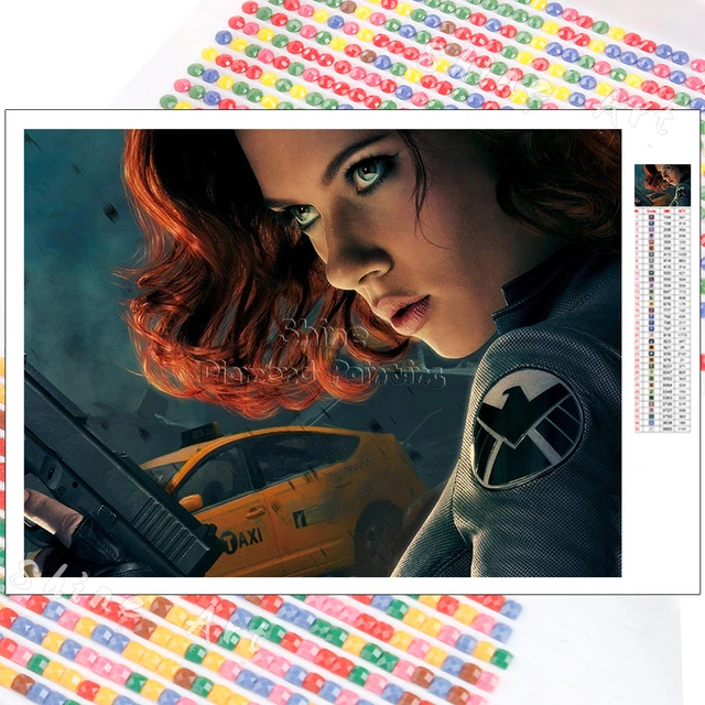 Natasha Romanoff Marvel Diamond Painting 