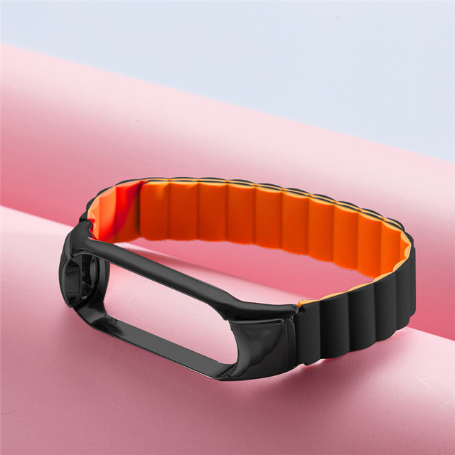 adjustable silicone belt For Xiaomi Mi Band 5 6 wristband Smart Bracelet Mi band6 strap Silicone belt
