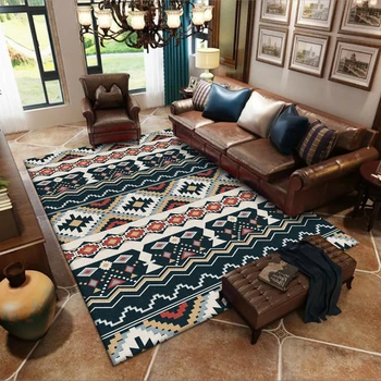 

Moroccan Rug Living Room Dining Table Large Boho Style Rug Geometric Bedside Bedroom Sofa Kitchen Bathroom Floor Mat