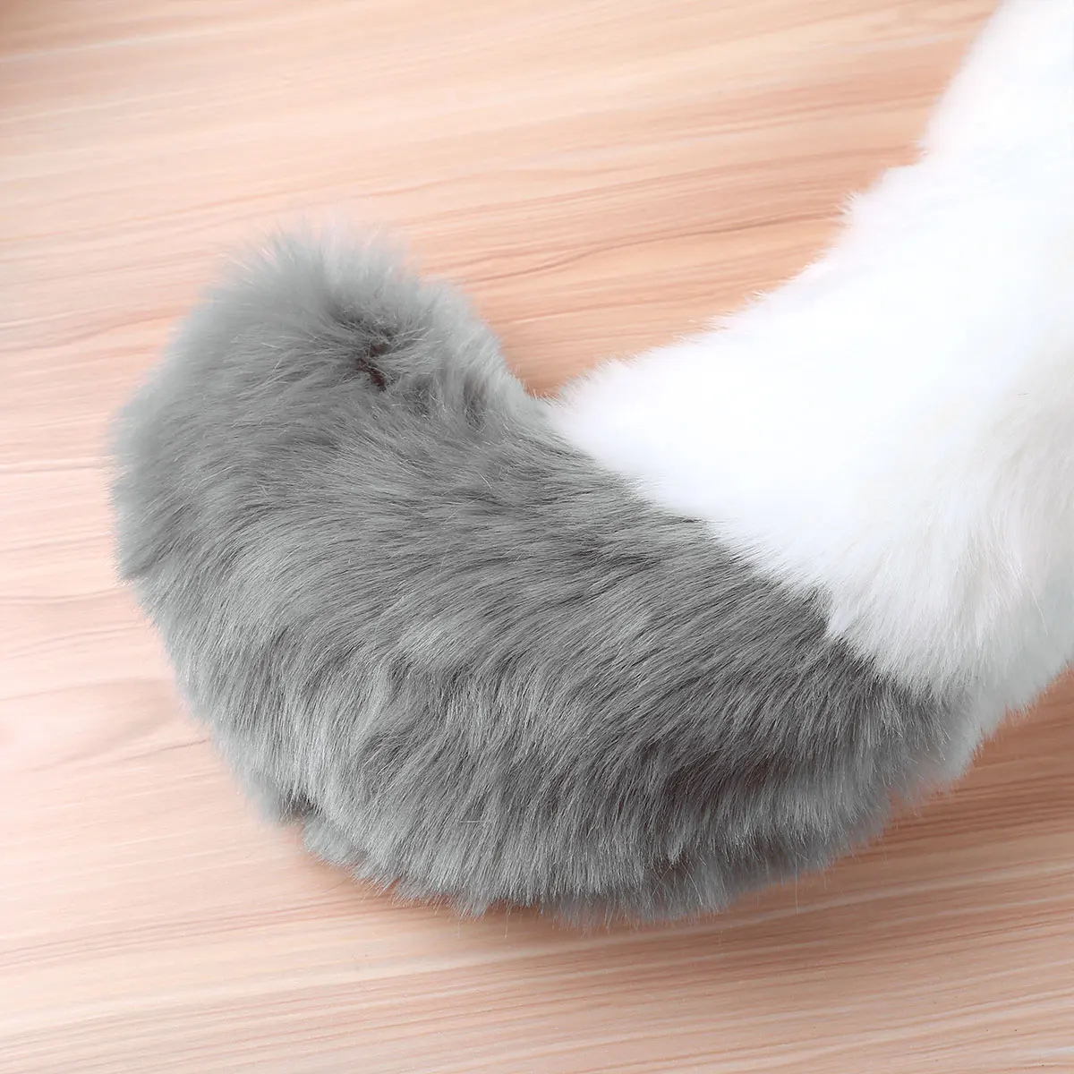 Искусственный мех лисы кошачьи ушки повязка на голову Аниме Косплей Костюм с